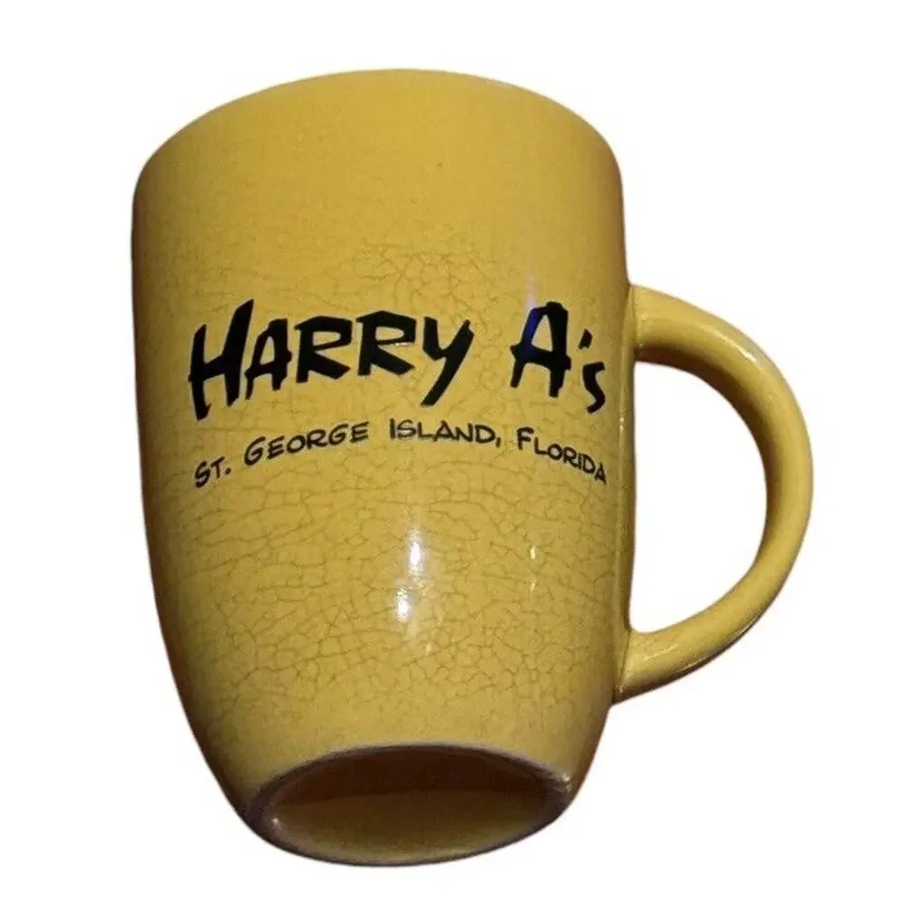 Harry‎ A’s Restaurant Mugs (2) St. George Island, Florida Seafood Bar and Grill